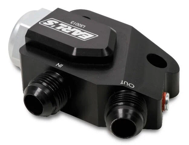 Earls LS Side Mount Oil Cooler Adapter - LS0013ERL